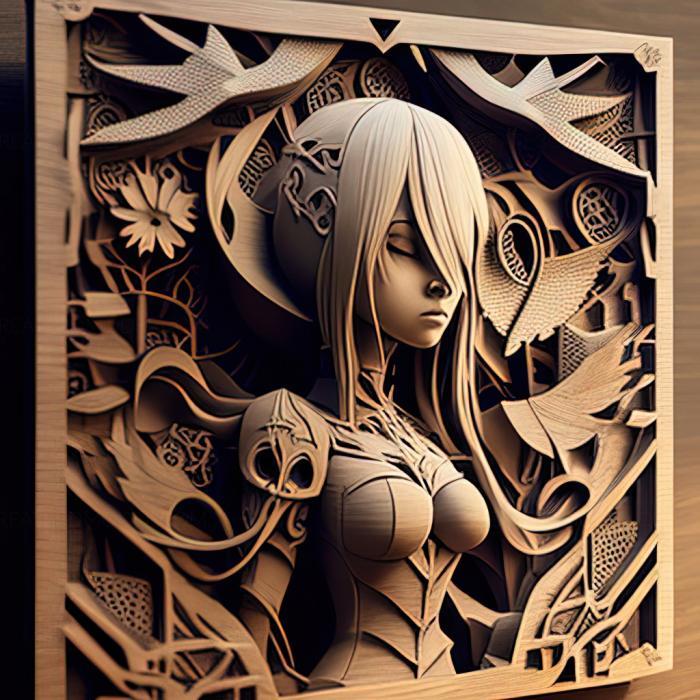 نموذج ثلاثي الأبعاد لآلة CNC ألعاب لعبة St NieR Automata